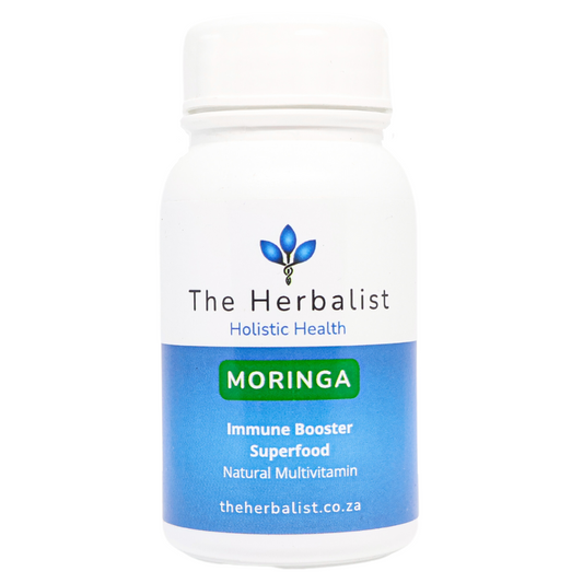 Moringa Capsules boosts energy, supports heart health, immunity, and healthy skin. It lowers inflammation, promotes muscle growth and healthy weight control - all in one capsule